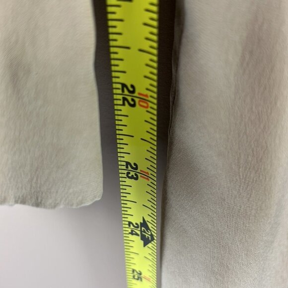 Lightweight 100% Silk Beige Blazer Jacket - Picture 10 of 11